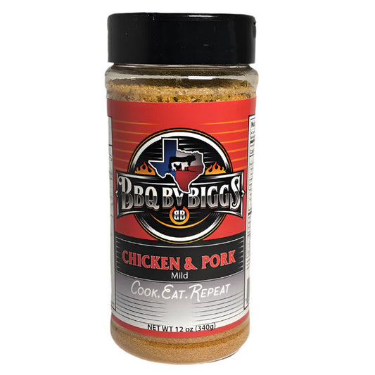 BBQ by Biggs Chicken and Pork Rub Front View