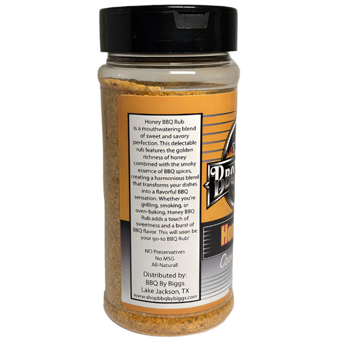 BBQ by Biggs Honey BBQ Rub Left Side View