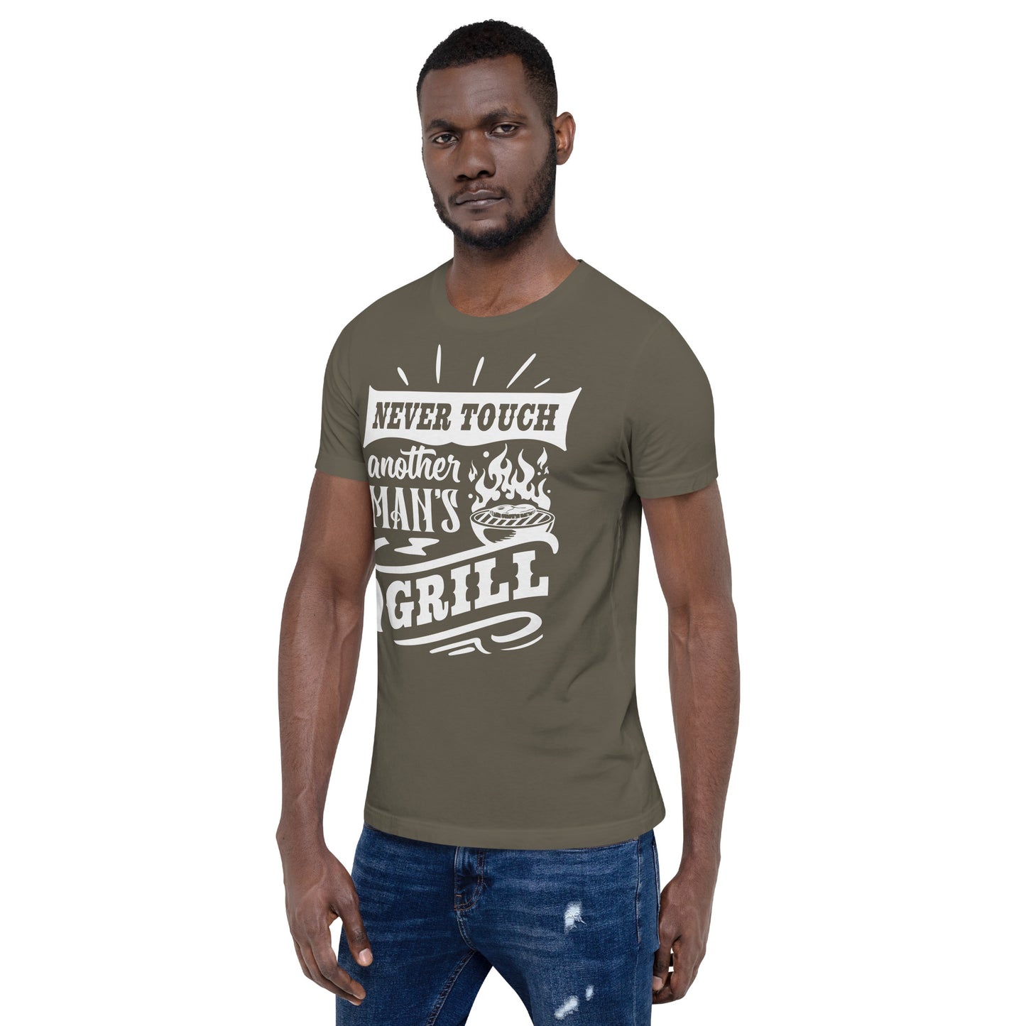 Never Touch Another Man's Grill Funny BBQ Shirt Unisex t-shirt