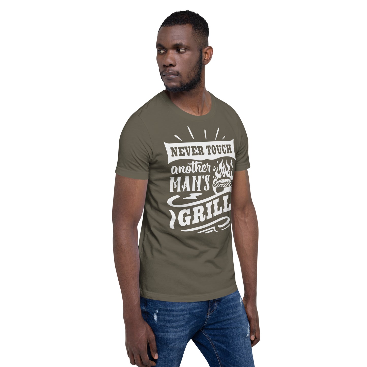 Never Touch Another Man's Grill Funny BBQ Shirt Unisex t-shirt