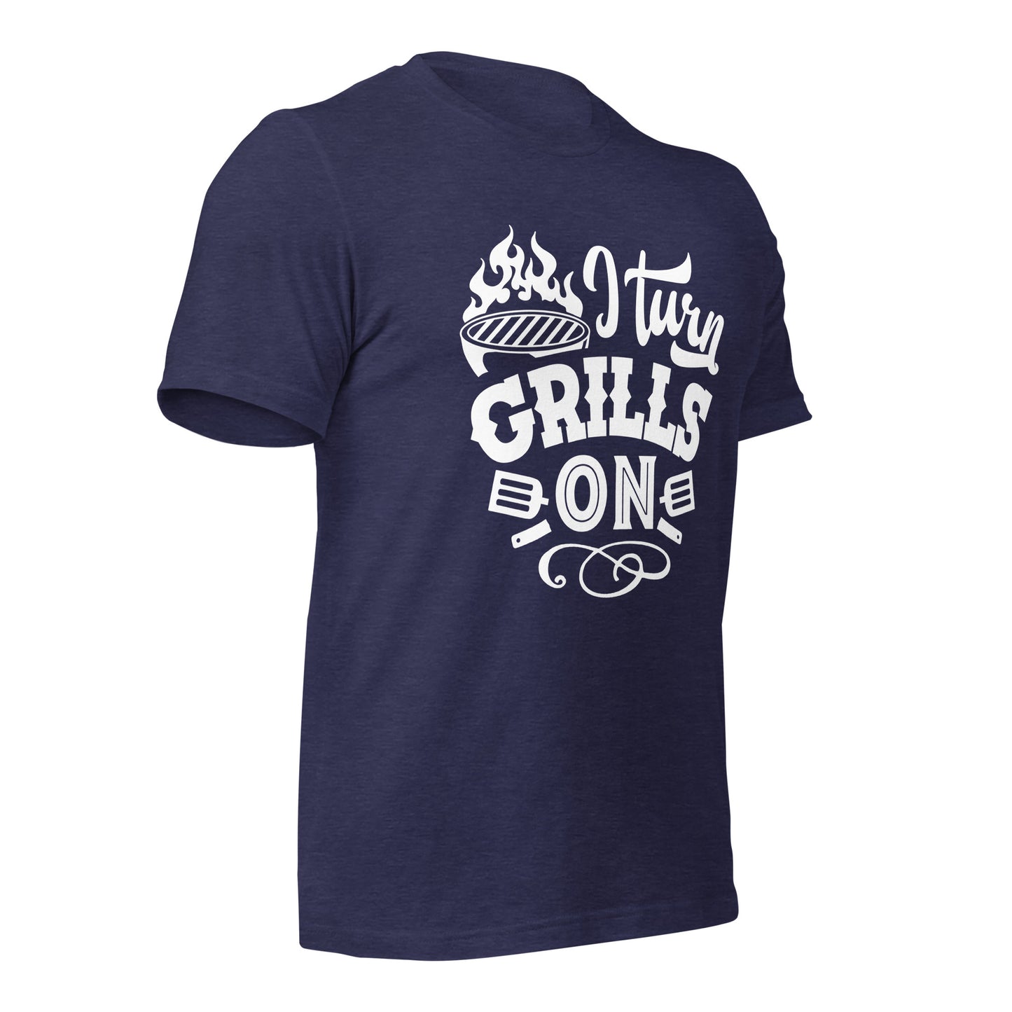 I Turn Grills On Funny BBQ T-shirt – Comfortable & Humorous Tee for BBQ Enthusiasts