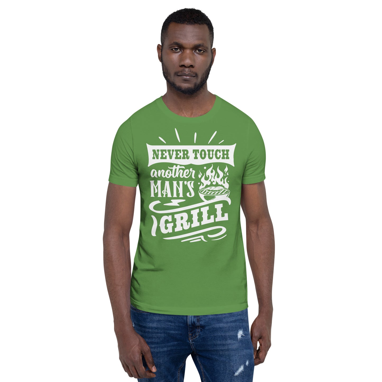 Never Touch Another Man's Grill Funny BBQ Shirt Unisex t-shirt