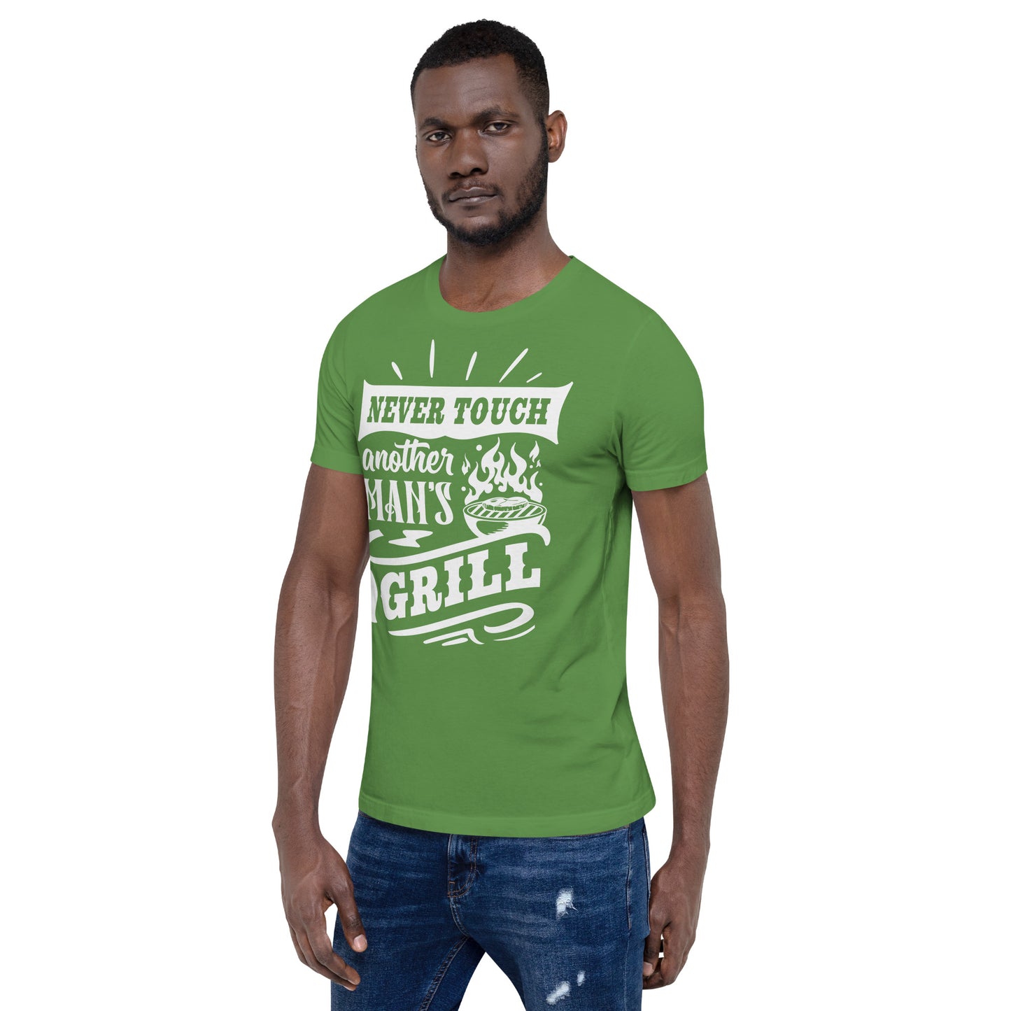 Never Touch Another Man's Grill Funny BBQ Shirt Unisex t-shirt