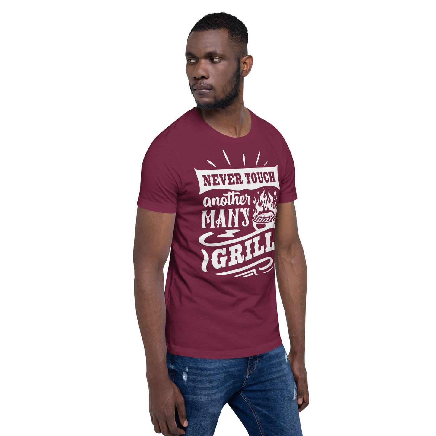 Never Touch Another Man's Grill Funny BBQ Shirt Unisex t-shirt