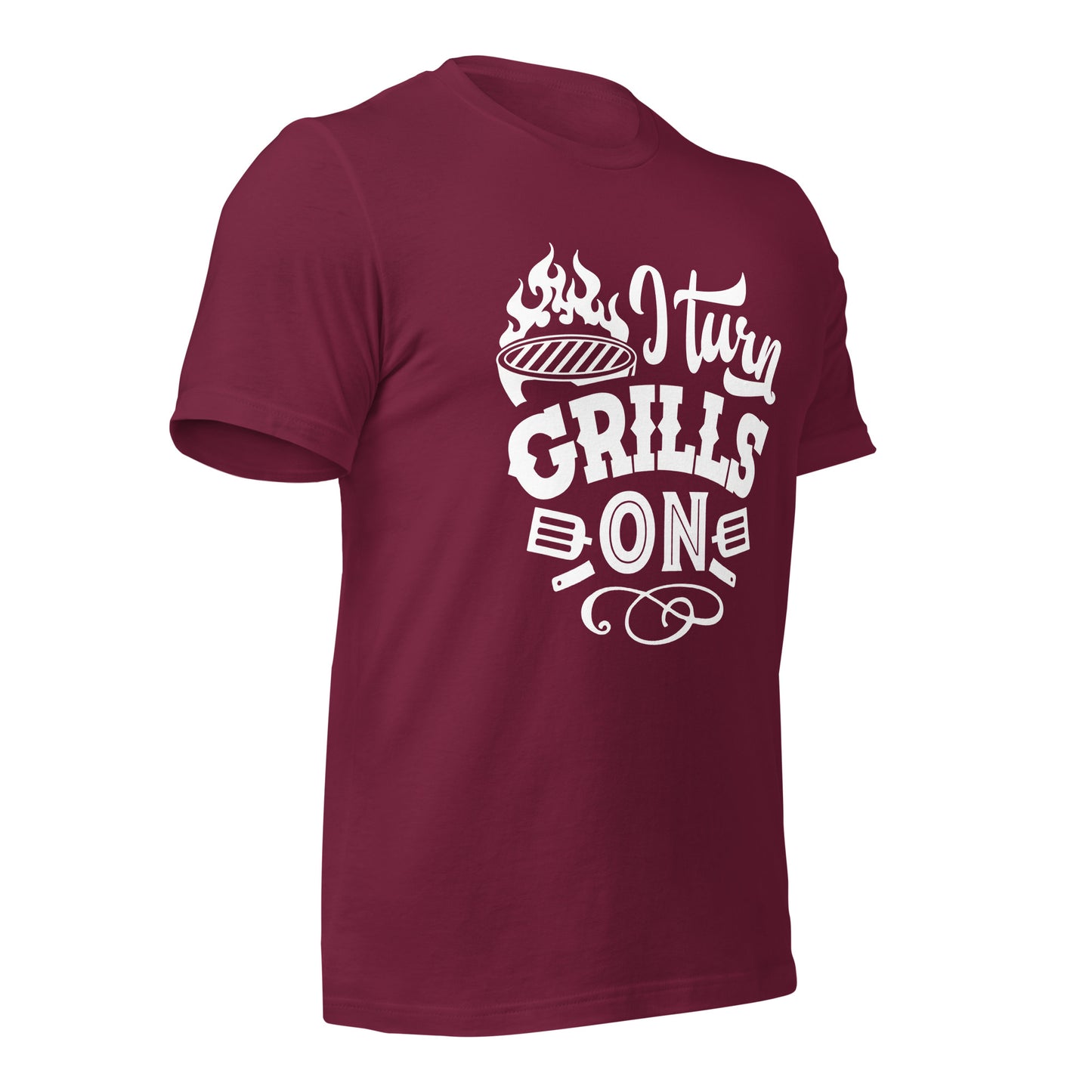I Turn Grills On Funny BBQ T-shirt – Comfortable & Humorous Tee for BBQ Enthusiasts