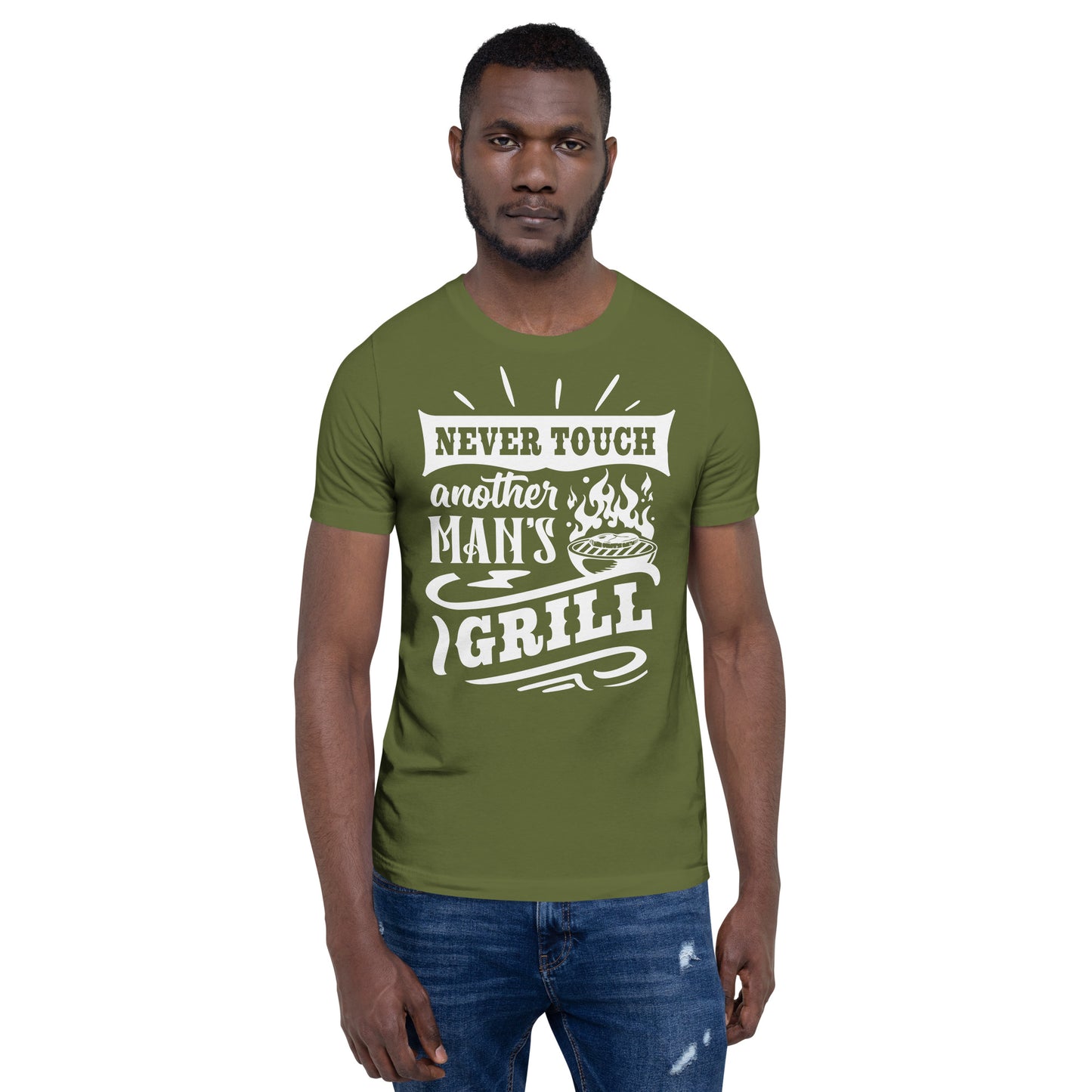 Never Touch Another Man's Grill Funny BBQ Shirt Unisex t-shirt