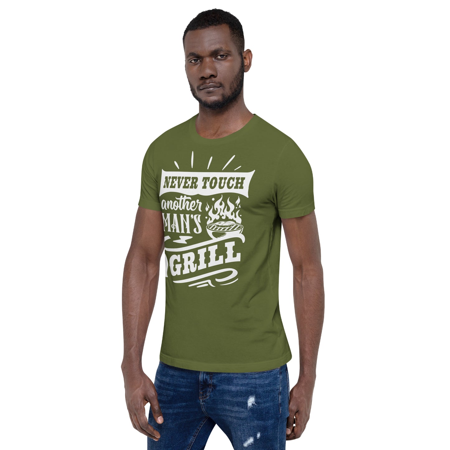 Never Touch Another Man's Grill Funny BBQ Shirt Unisex t-shirt