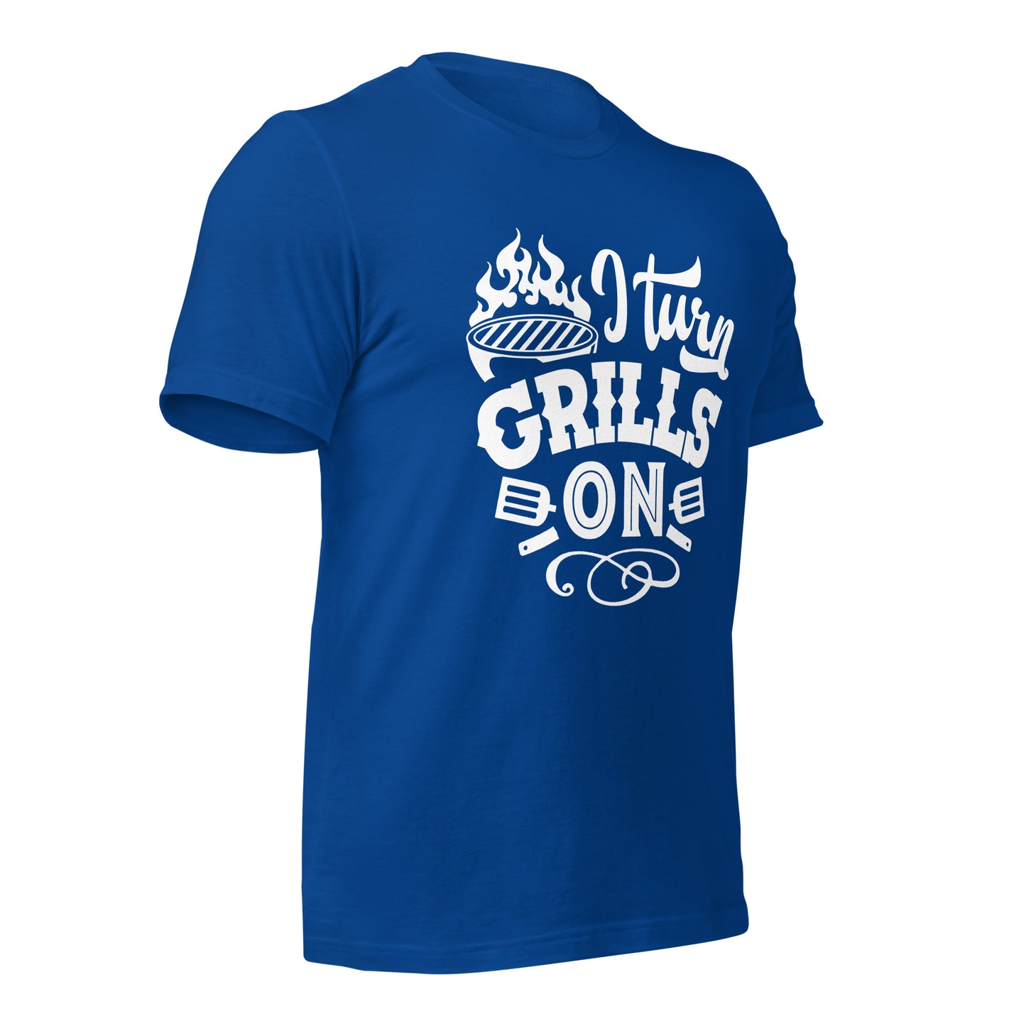 I Turn Grills On Funny BBQ T-shirt – Comfortable & Humorous Tee for BBQ Enthusiasts