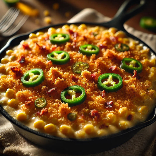 Smoked Jalapeno Popper Corn Casserole main image