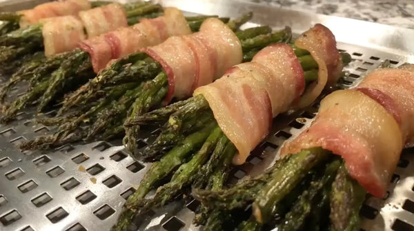 Smoked Bacon-Wrapped Asparagus with SPG Gold