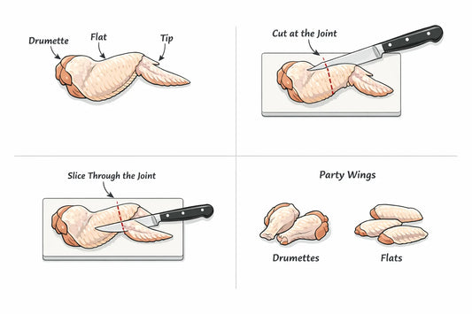 chicken wing illustration