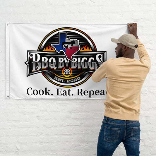 BBQ by Biggs Flag – Premium Man Cave & BBQ Area Wall Décor