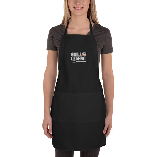 Grill Legend Embroidered Apron – Stylish & Durable Apron for BBQ Masters