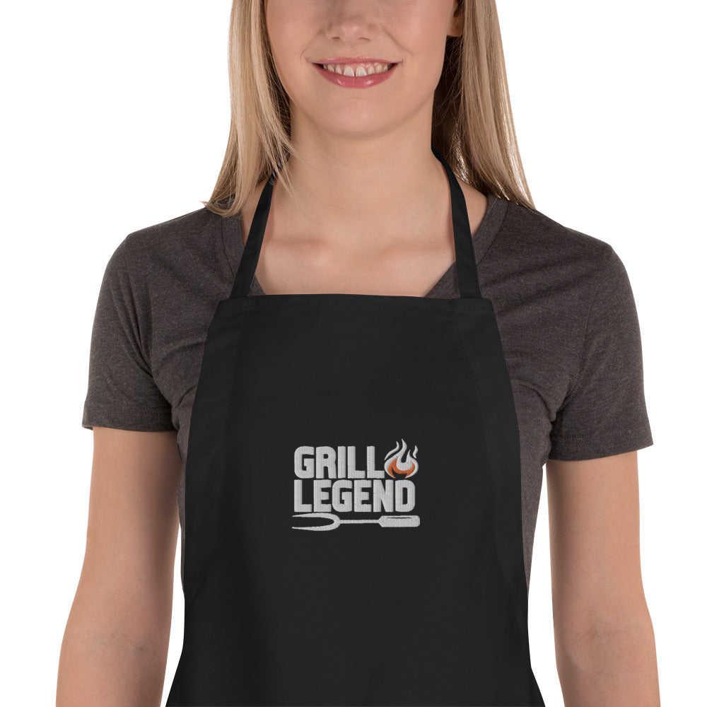 Grill Legend Embroidered Apron – Stylish & Durable Apron for BBQ Masters