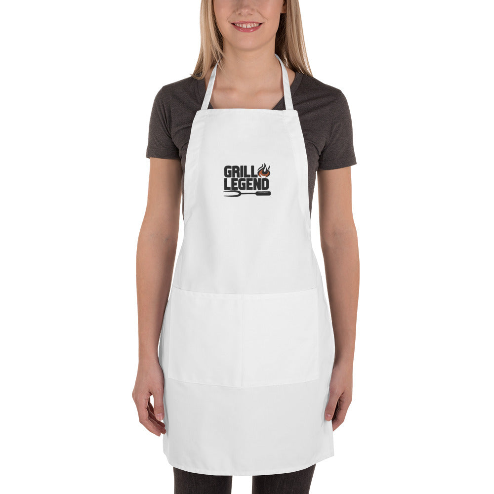 Grill Legend Embroidered Apron – Stylish & Durable Apron for BBQ Masters