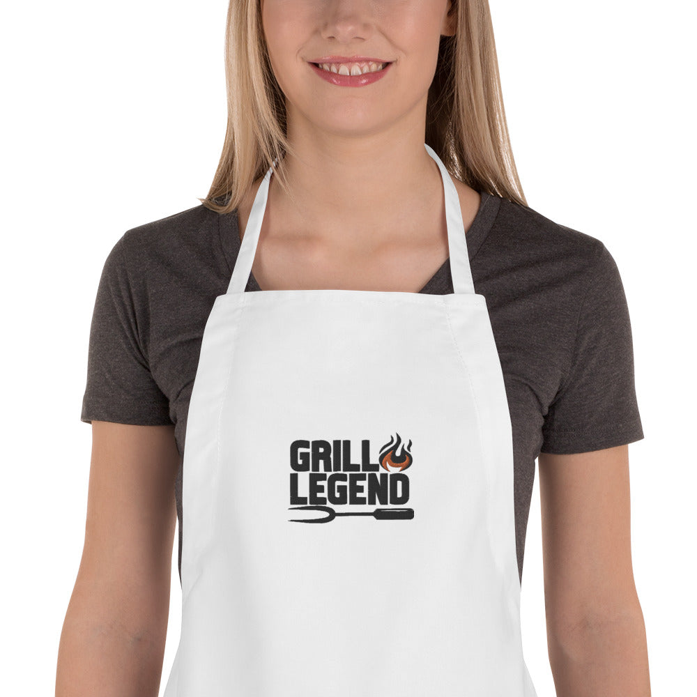 Grill Legend Embroidered Apron – Stylish & Durable Apron for BBQ Masters