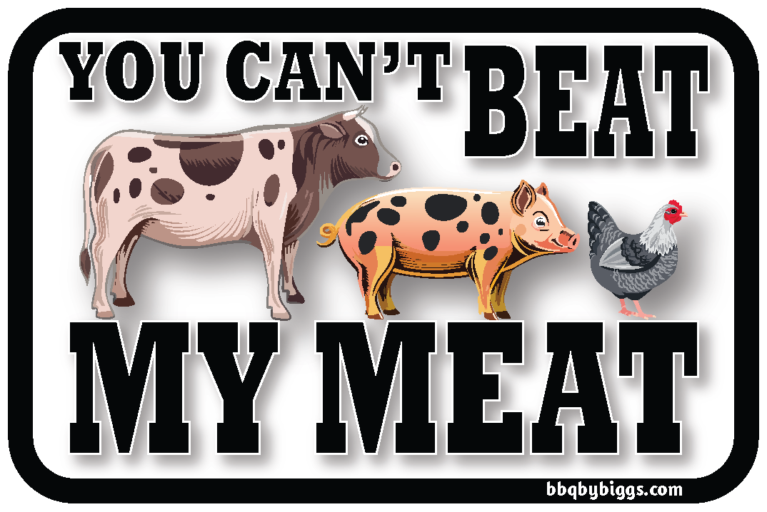 You Can't Beat My Meat Sticker 3