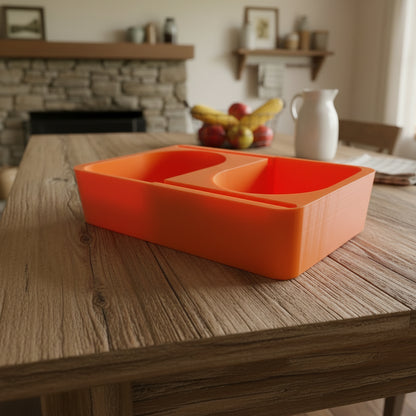 Orange 4 bbq probe holder