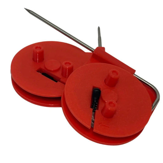demonstrating two different type of probe holders