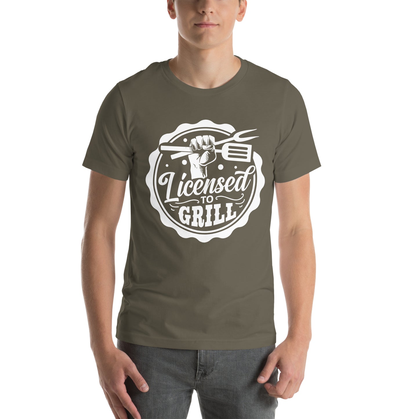 Licensed to Grill BBQ T-shirt – Comfortable & Stylish Tee for Grill Lovers