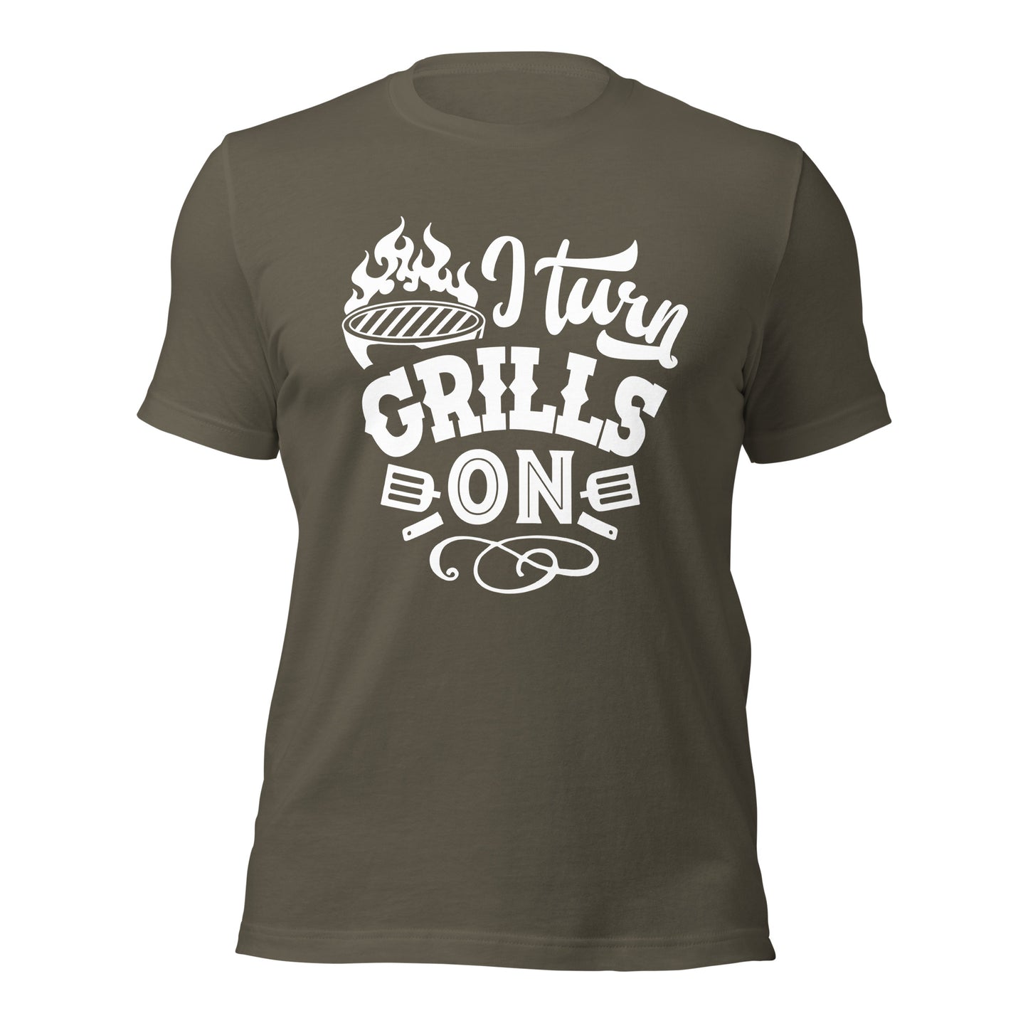 I Turn Grills On Funny BBQ T-shirt – Comfortable & Humorous Tee for BBQ Enthusiasts