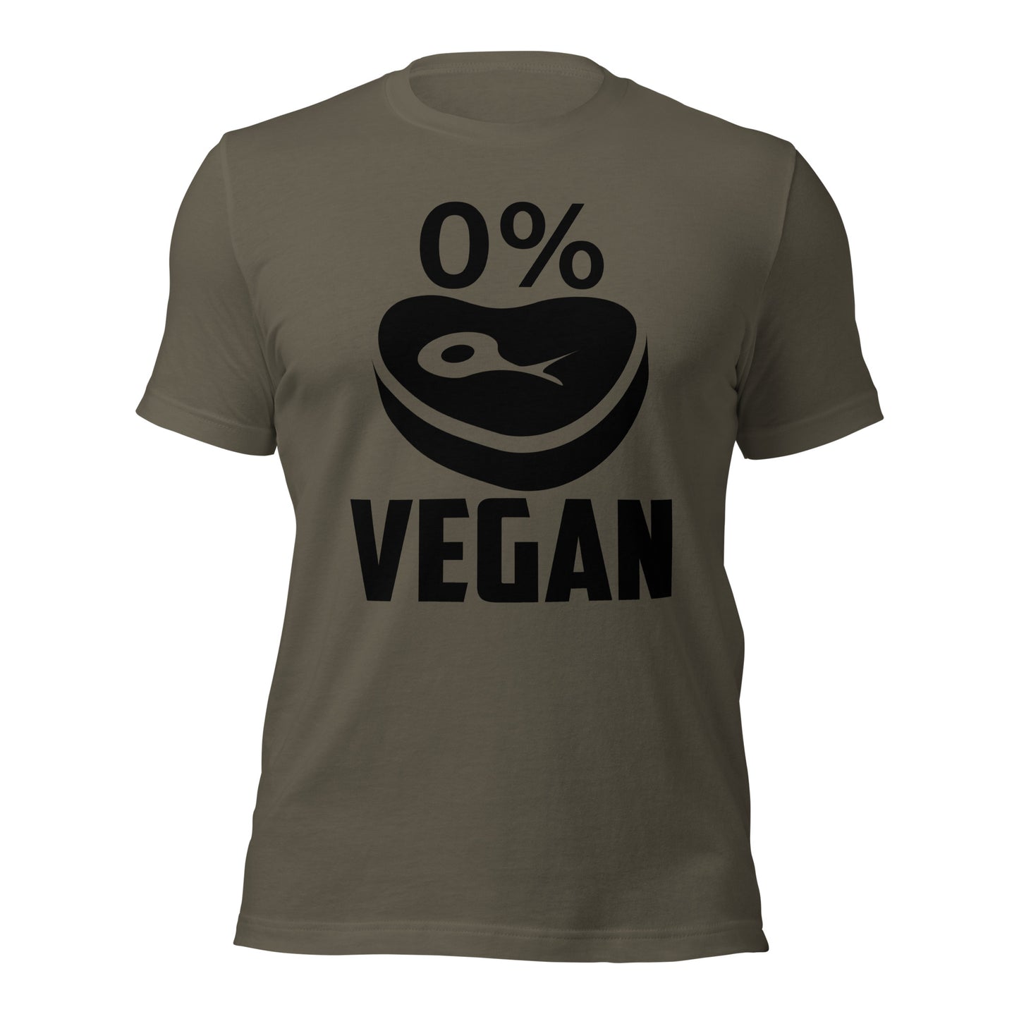 Zero Percent Vegan T-shirt – Funny & Comfortable Tee for BBQ Lovers & Meat Enthusiasts