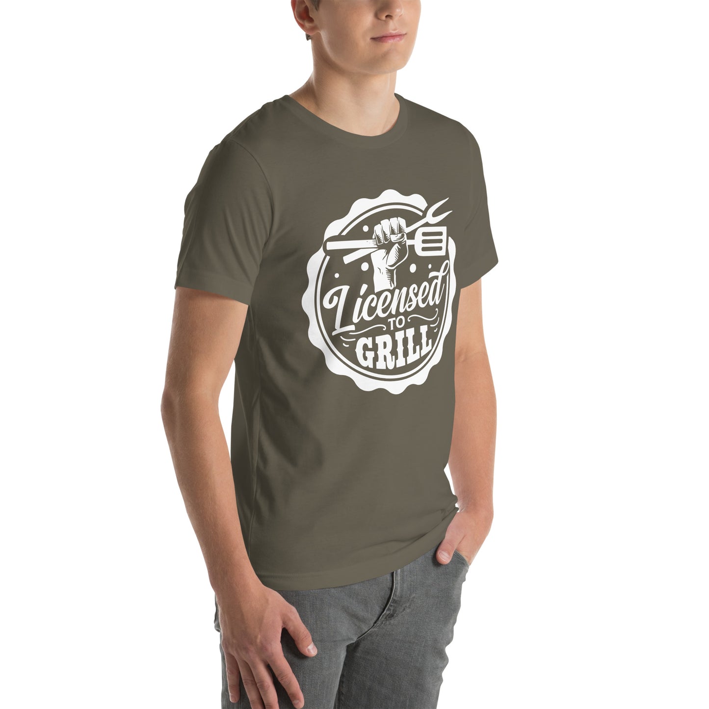 Licensed to Grill BBQ T-shirt – Comfortable & Stylish Tee for Grill Lovers