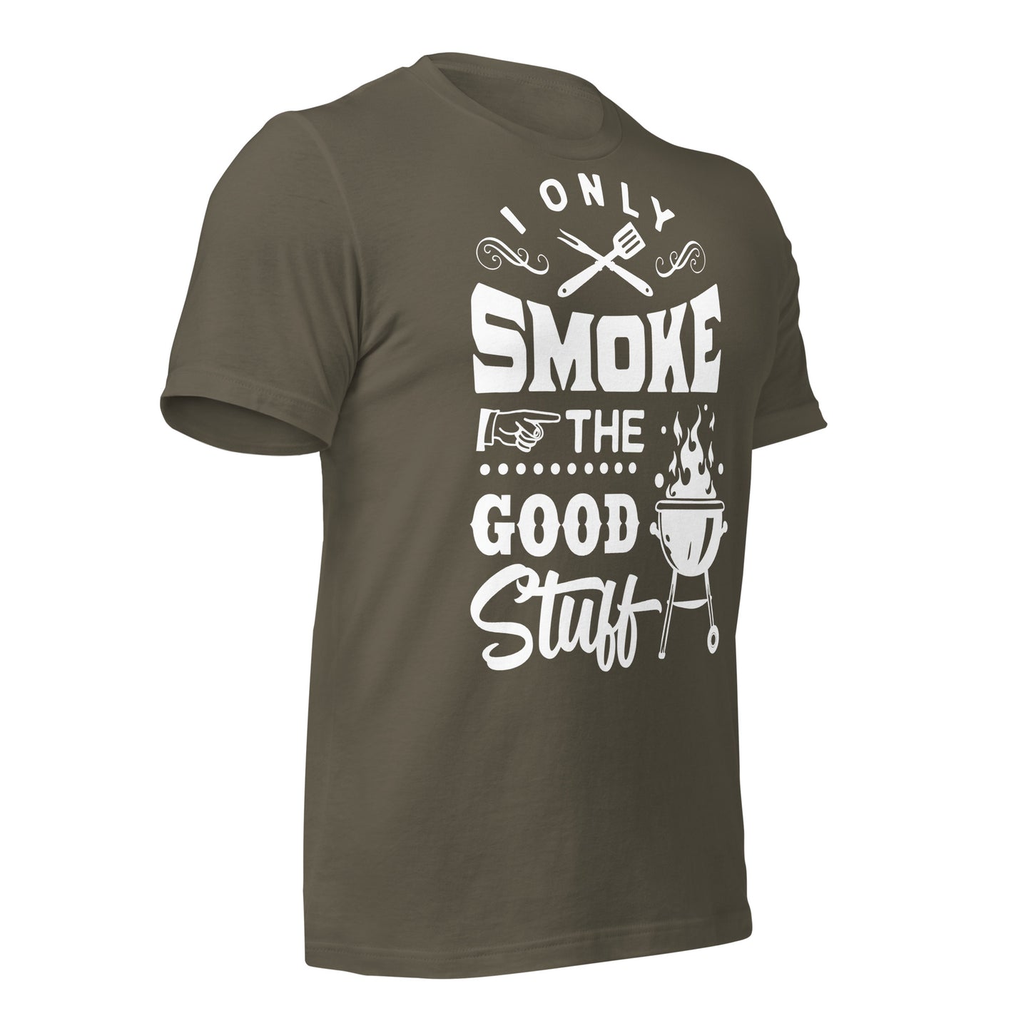 I Only Smoke the Good Stuff BBQ T-shirt – Comfortable & Stylish Tee for BBQ Lovers