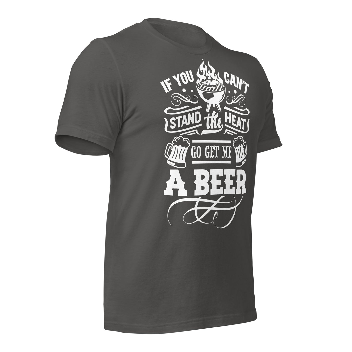 If You Can’t Stand the Heat, Go Get Me a Beer T-shirt – Funny & Comfortable Tee for BBQ Lovers