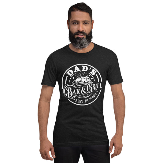 Dad's Bar and Grill BBQ T-shirt – Comfortable & Stylish Tee for BBQ Lovers