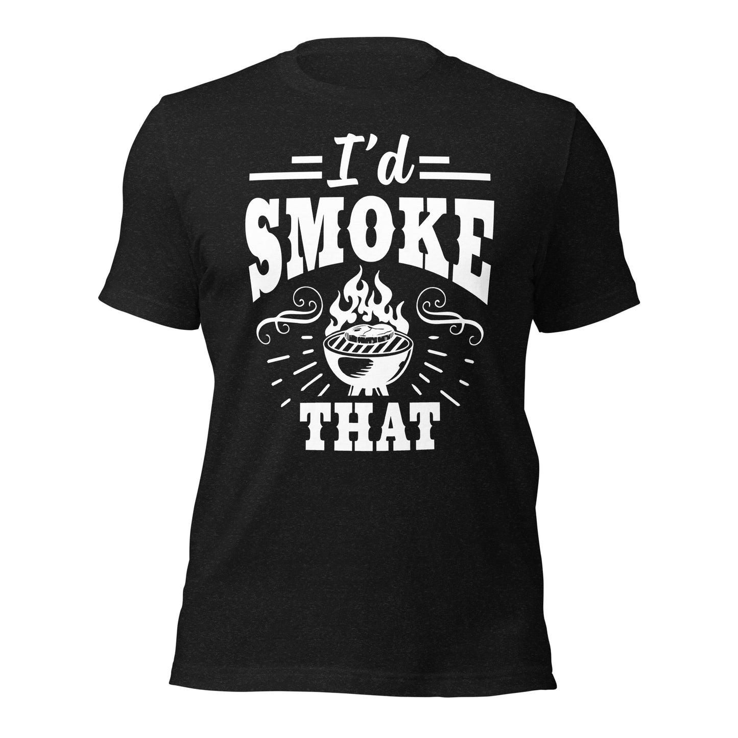 I'd Smoke That Funny BBQ T-shirt – Comfortable & Humorous Tee for BBQ Enthusiasts