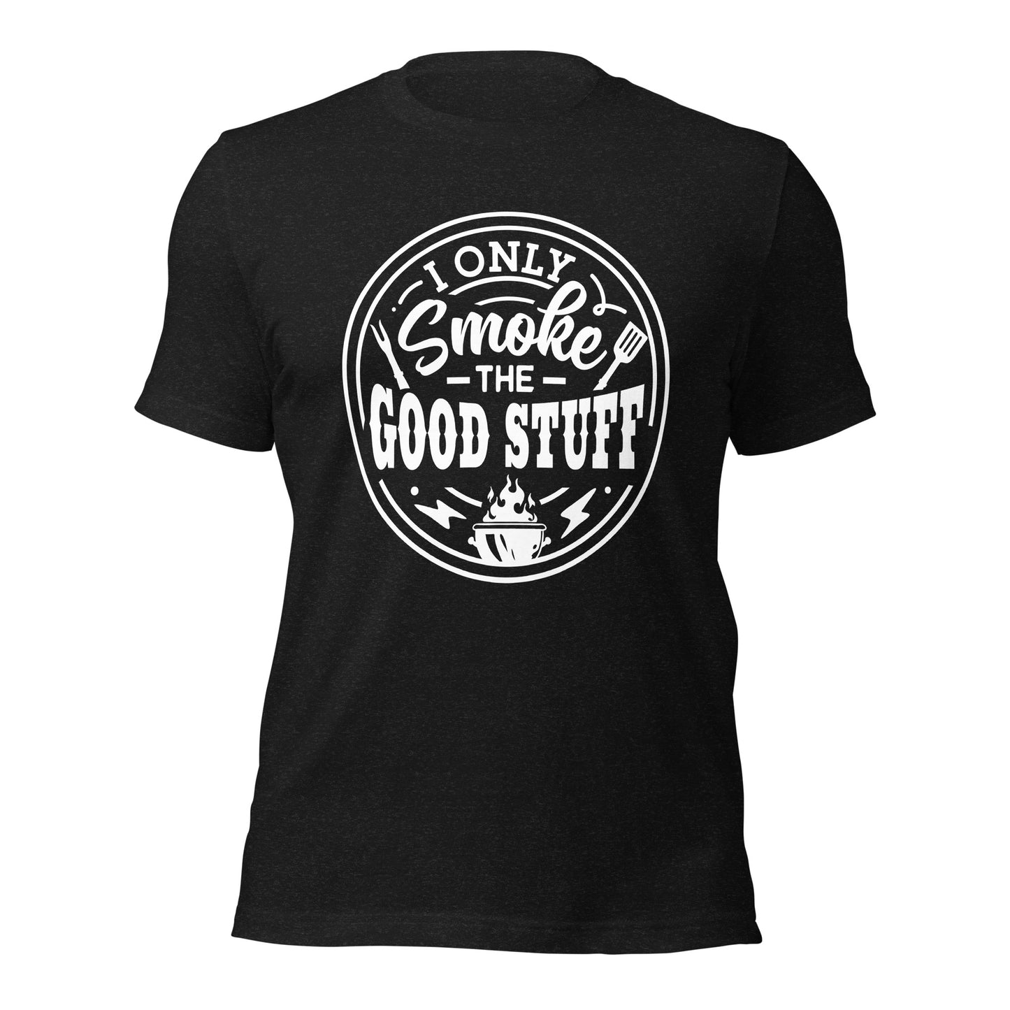 I Only Smoke the Good Stuff Funny BBQ T-shirt – Comfortable Tee for BBQ Lovers