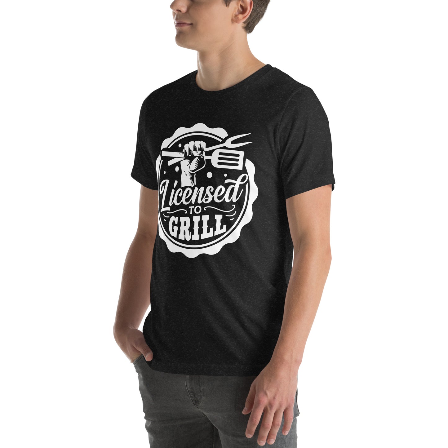 Licensed to Grill BBQ T-shirt – Comfortable & Stylish Tee for Grill Lovers