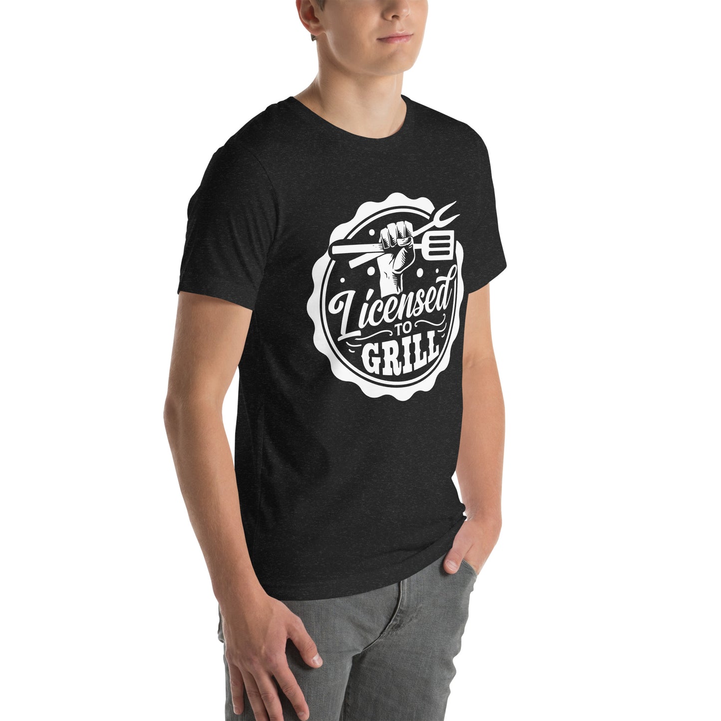 Licensed to Grill BBQ T-shirt – Comfortable & Stylish Tee for Grill Lovers