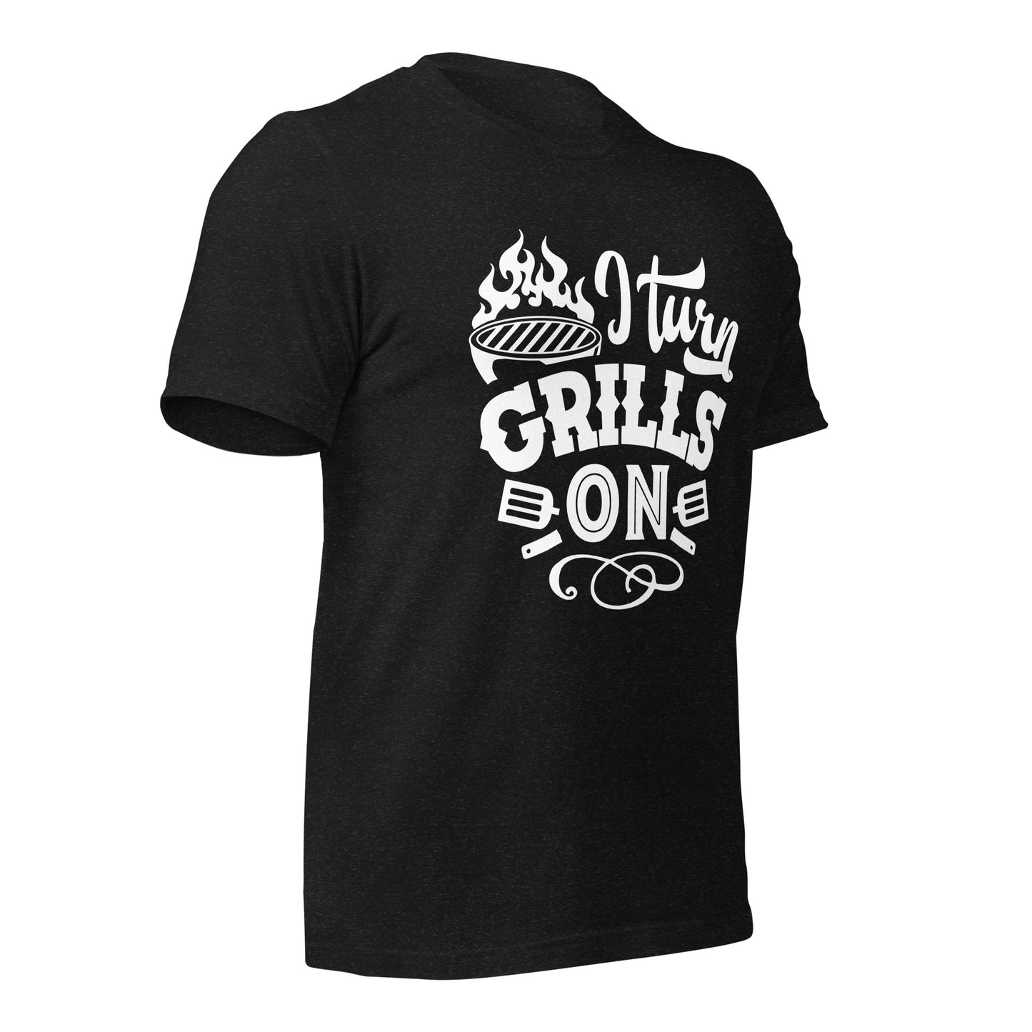 I Turn Grills On Funny BBQ T-shirt – Comfortable & Humorous Tee for BBQ Enthusiasts