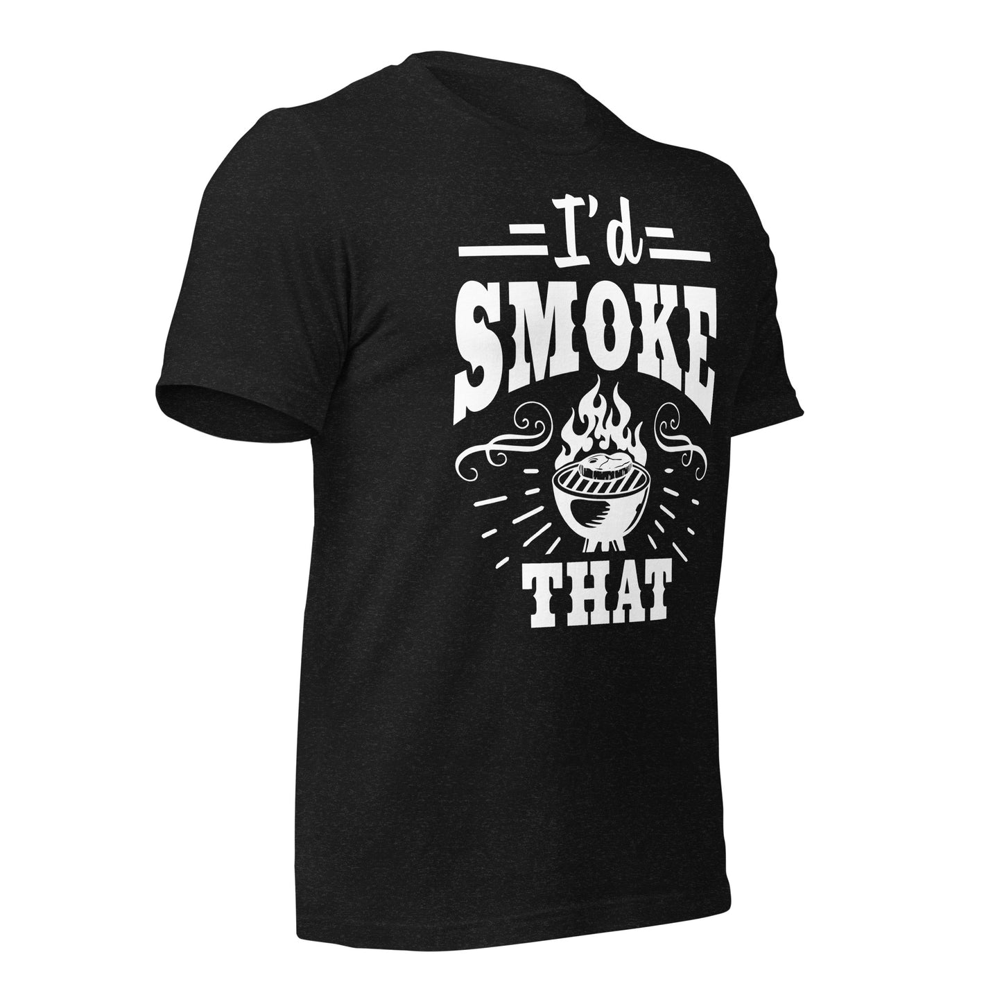 I'd Smoke That Funny BBQ T-shirt – Comfortable & Humorous Tee for BBQ Enthusiasts