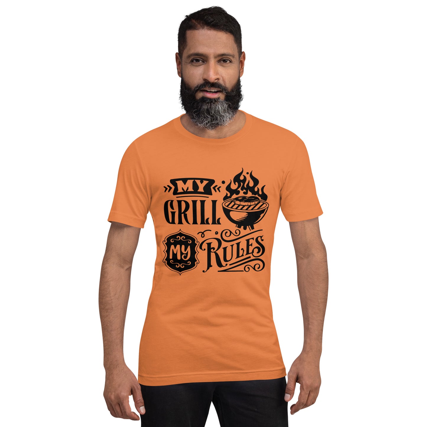 My Grill My Rules T-Shirt – Funny BBQ Shirt for Grill Masters