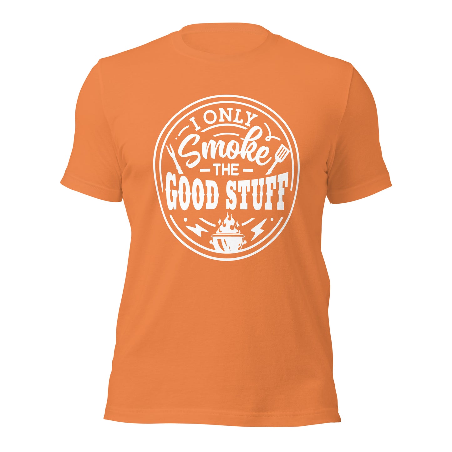 I Only Smoke the Good Stuff Funny BBQ T-shirt – Comfortable Tee for BBQ Lovers