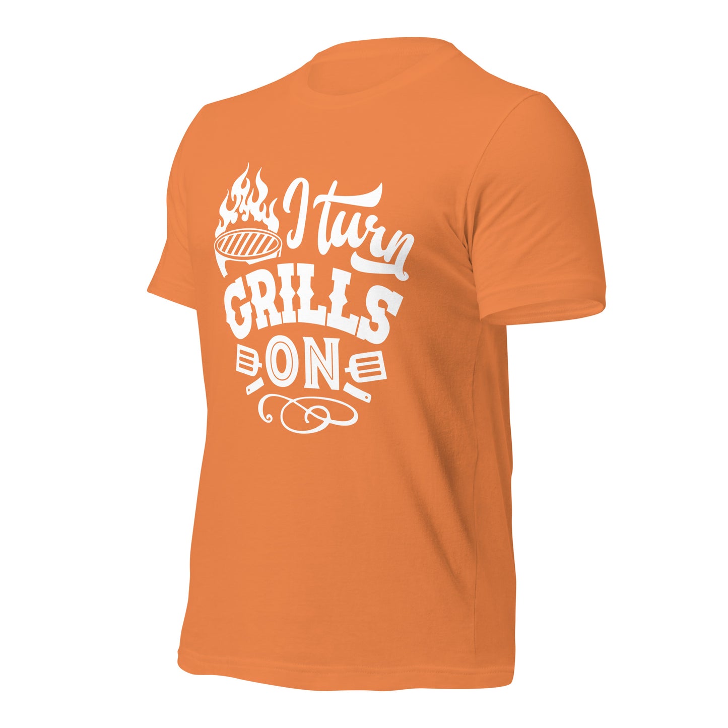 I Turn Grills On Funny BBQ T-shirt – Comfortable & Humorous Tee for BBQ Enthusiasts