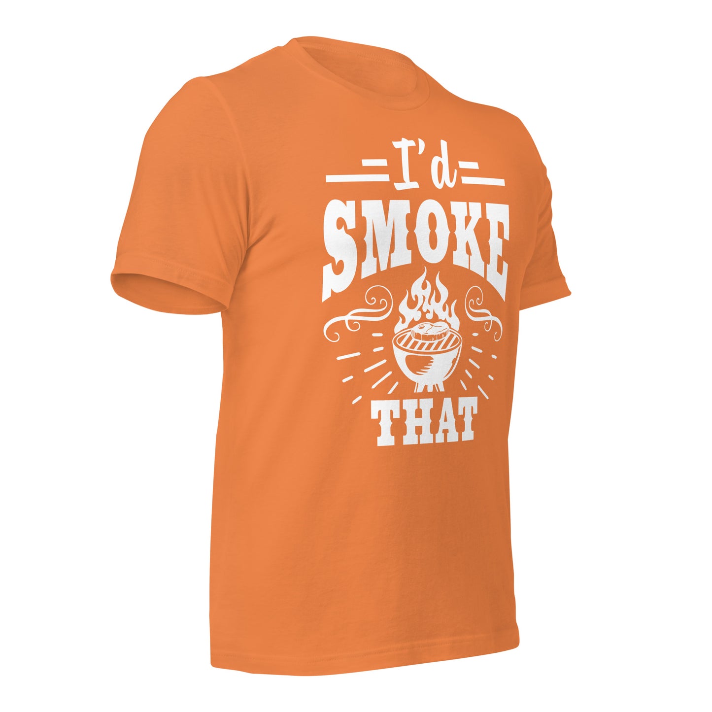 I'd Smoke That Funny BBQ T-shirt – Comfortable & Humorous Tee for BBQ Enthusiasts