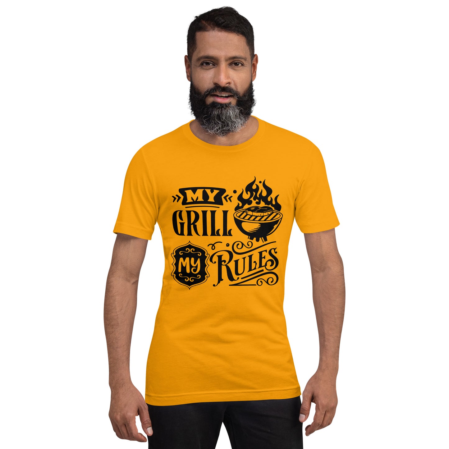 My Grill My Rules T-Shirt – Funny BBQ Shirt for Grill Masters