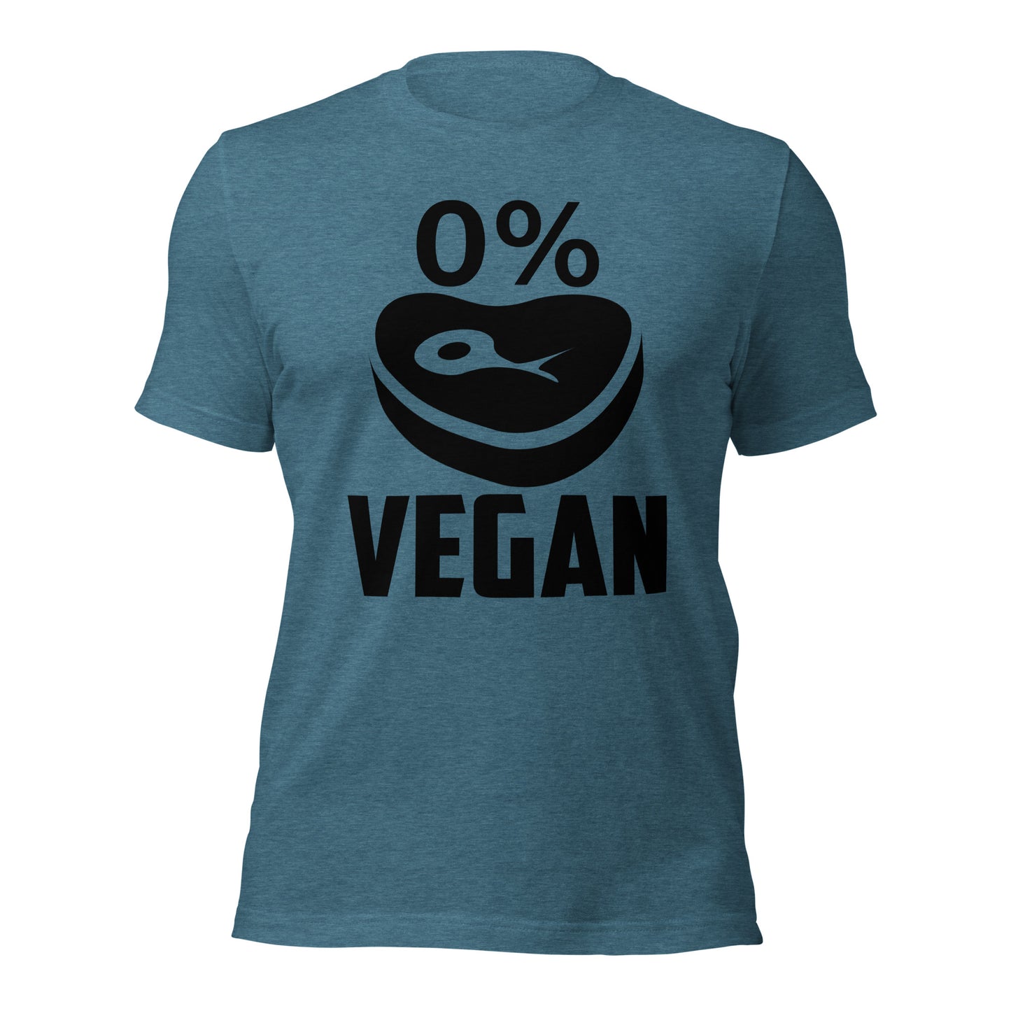 Zero Percent Vegan T-shirt – Funny & Comfortable Tee for BBQ Lovers & Meat Enthusiasts