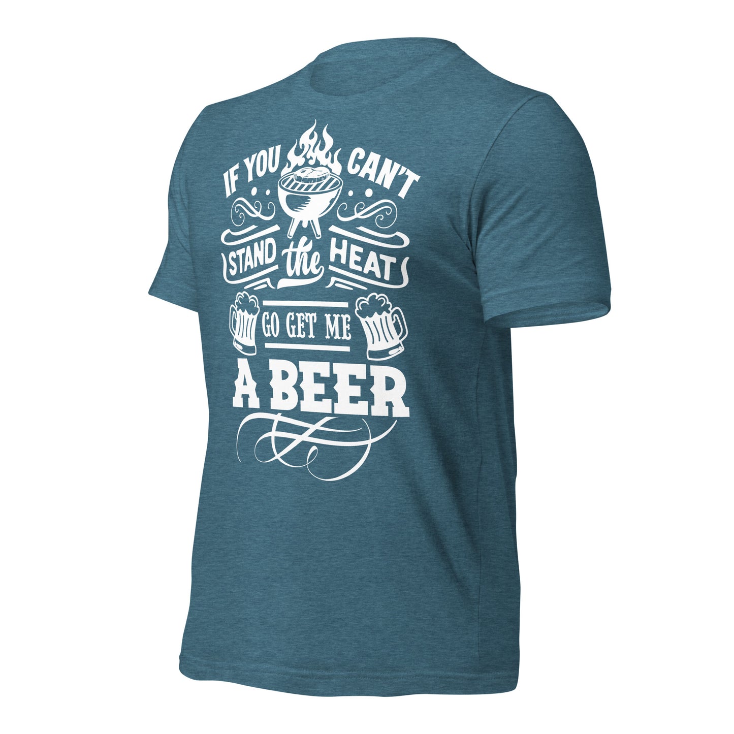 If You Can’t Stand the Heat, Go Get Me a Beer T-shirt – Funny & Comfortable Tee for BBQ Lovers