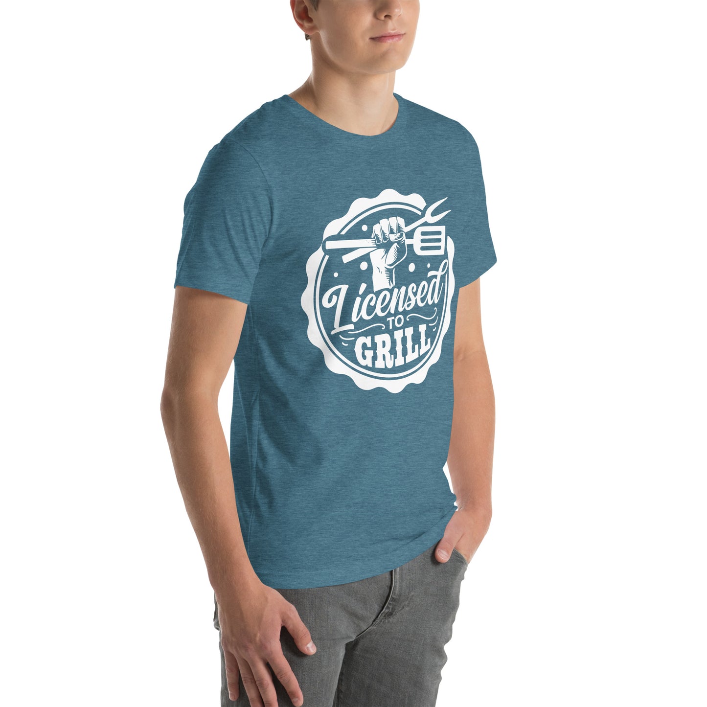 Licensed to Grill BBQ T-shirt – Comfortable & Stylish Tee for Grill Lovers