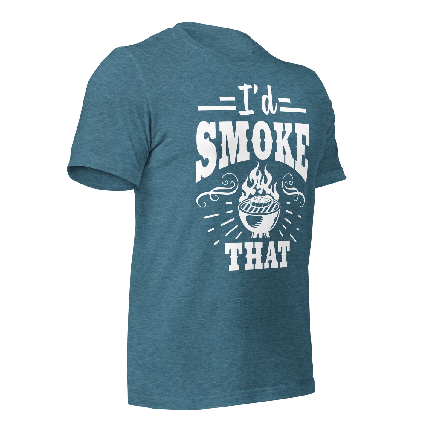 I'd Smoke That Funny BBQ T-shirt – Comfortable & Humorous Tee for BBQ Enthusiasts