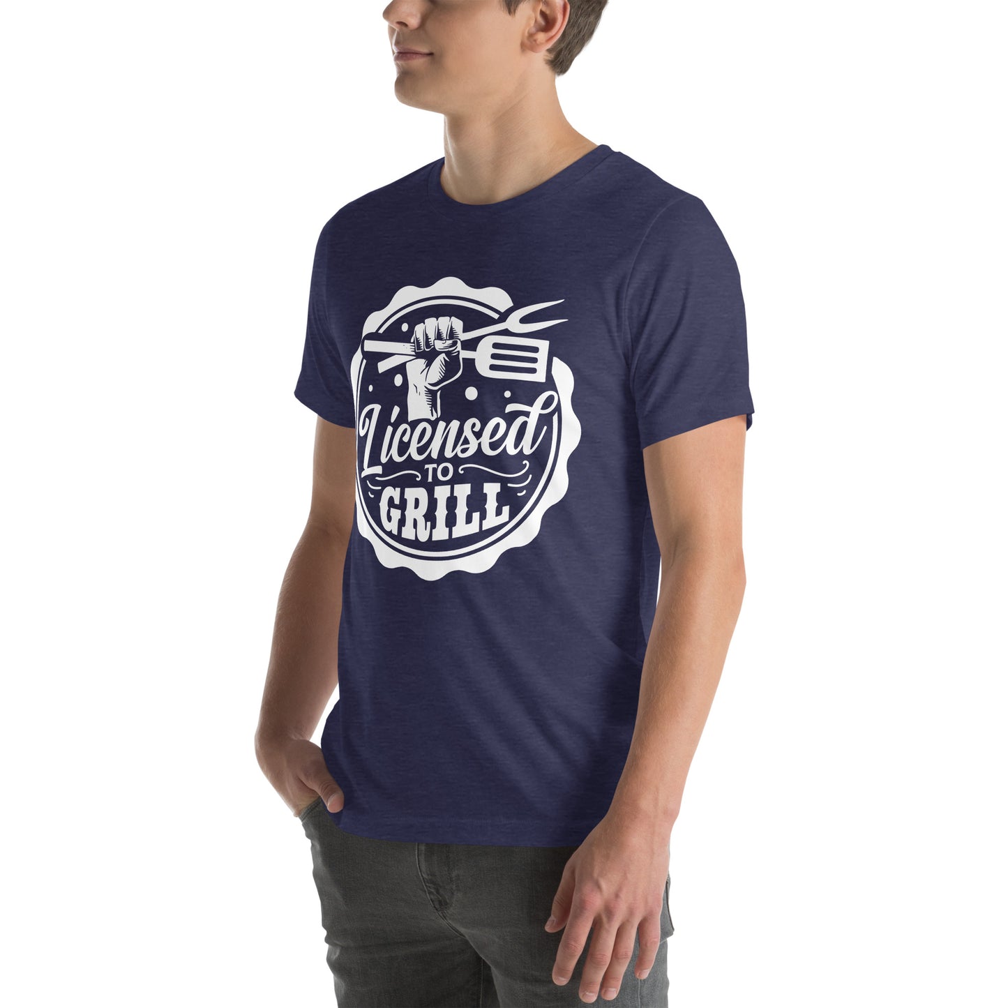 Licensed to Grill BBQ T-shirt – Comfortable & Stylish Tee for Grill Lovers