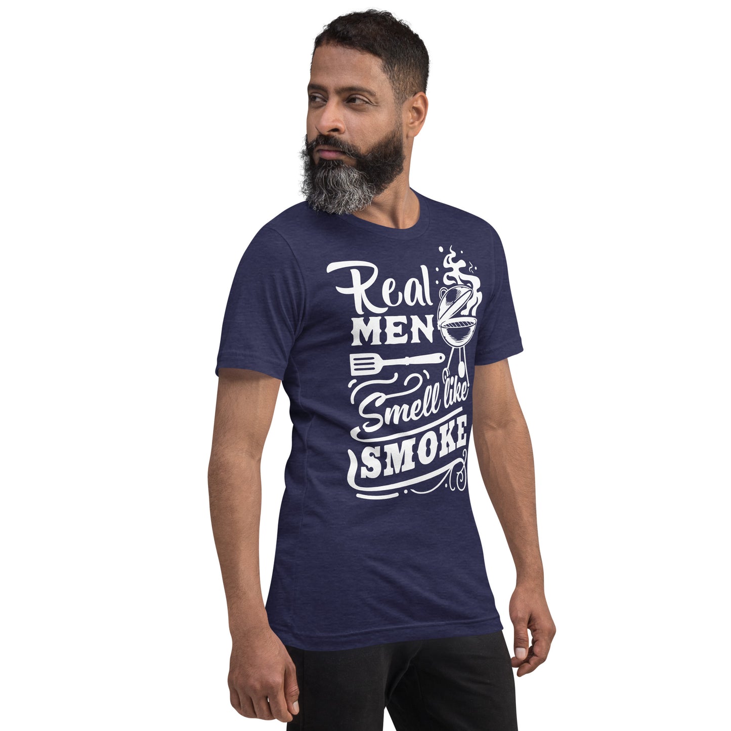 Real Men Smell Like Smoke Funny BBQ Shirt Unisex t-shirt