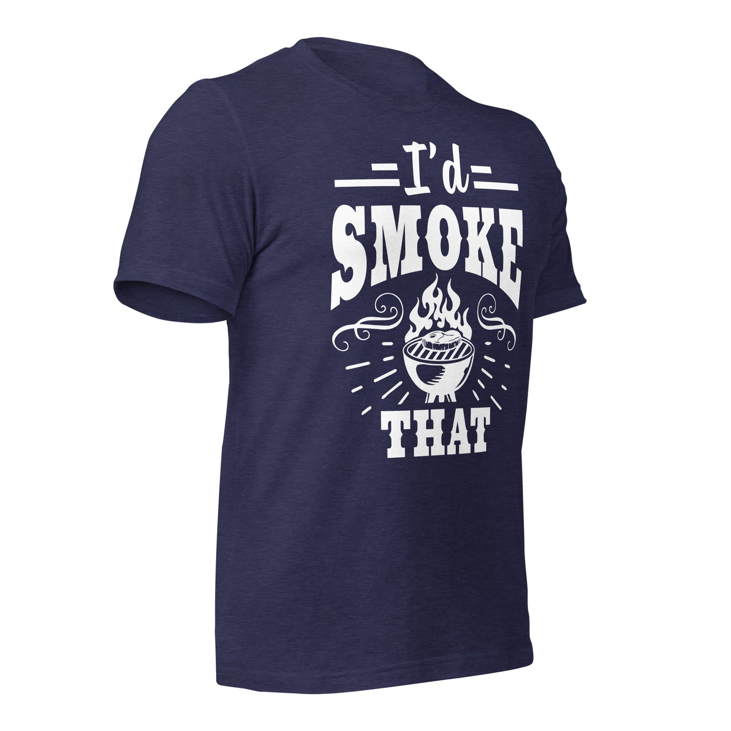 I'd Smoke That Funny BBQ T-shirt – Comfortable & Humorous Tee for BBQ Enthusiasts