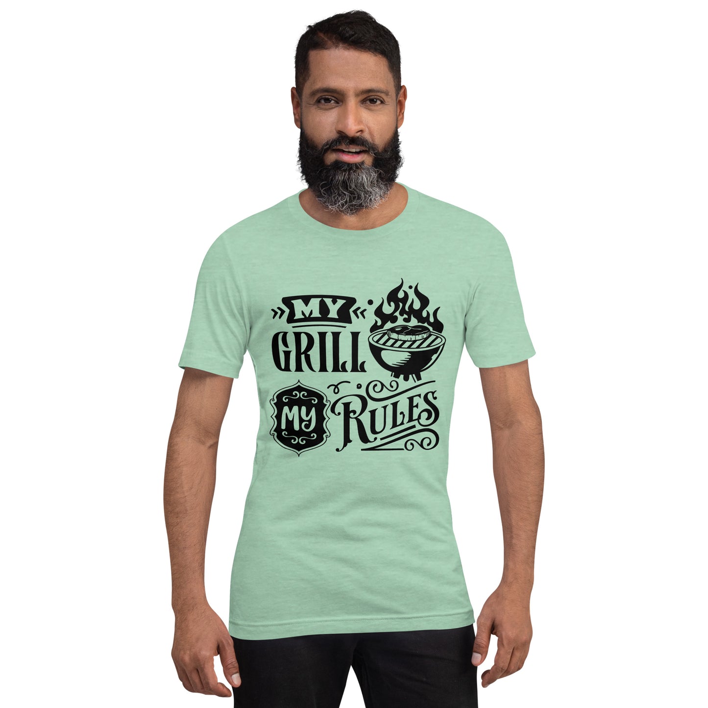 My Grill My Rules T-Shirt – Funny BBQ Shirt for Grill Masters