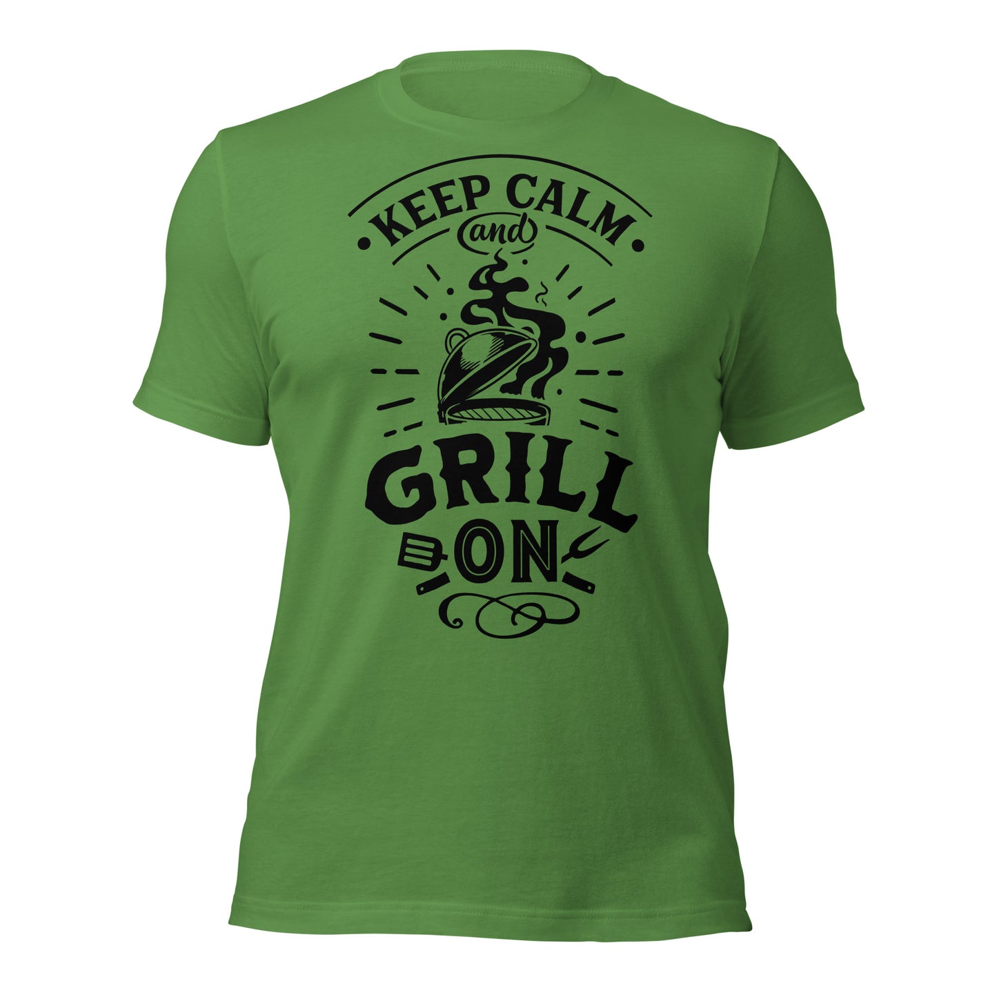 Keep Calm and Grill On T-shirt – Comfortable & Motivational BBQ Tee for Grill Lovers